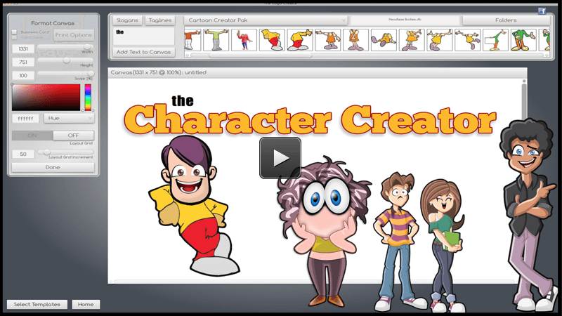 Character Generator Software Free Download