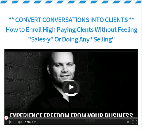 Lee McIntyre - How to Enroll High Paying Clients Without Selling