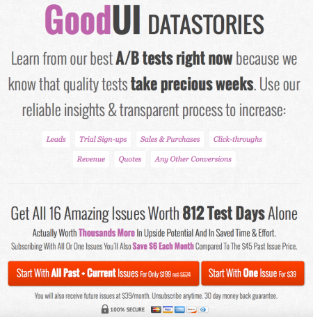 GoodUI – Highest Converting Landing and Sales Page Templates