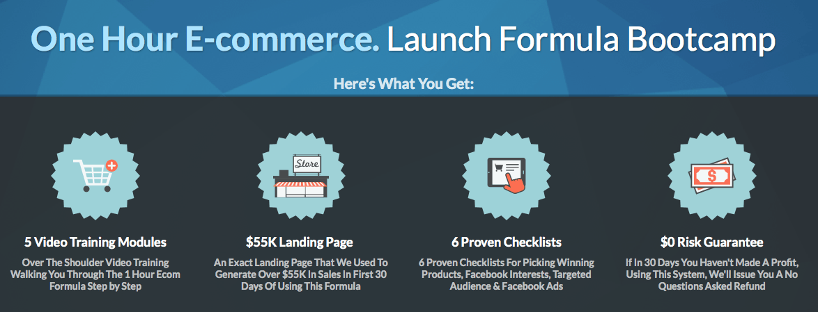 One Hour E-commerce - Launch Formula Bootcamp