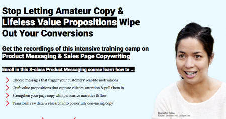 ConversionXL – Product Messaging & Sales Page Copywriting