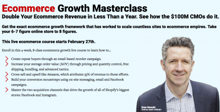 Ecommerce Growth Masterclass