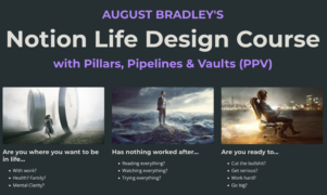 [GB] August Bradley – Notion Life Design Course