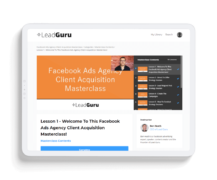 Facebook Ad Agency Clients Acquisition Masterclass 2021